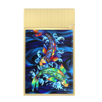 Bật lửa Ligne 2 blue Koi Fish | Luxury Lighters